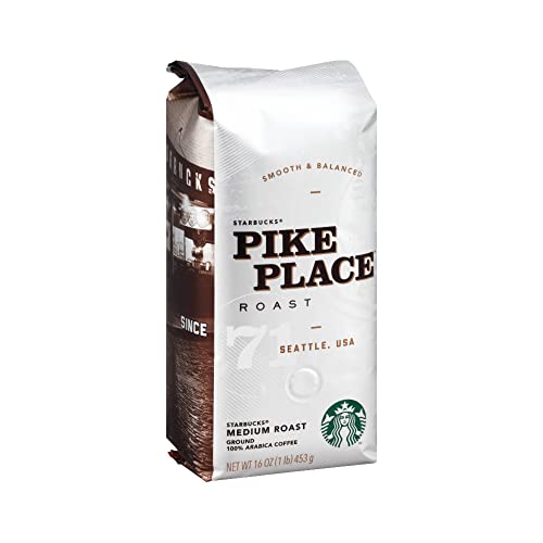 Amazon.com : Starbucks Pike Place Ground Coffee, 16-Oz Bag